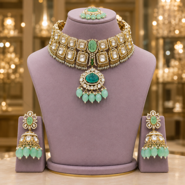 Designer Moissanite Choker Set Manufacturers in Mumbai India