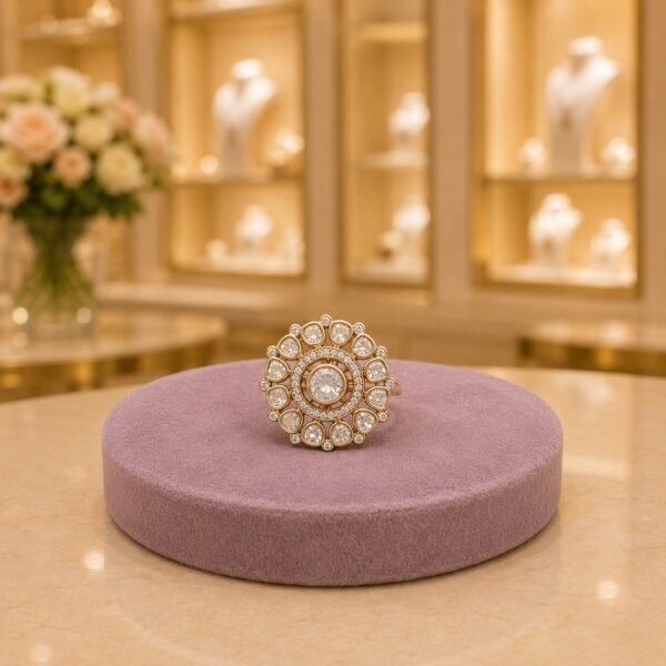 Kundan Adjustable Finger Rings