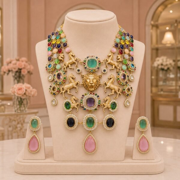 Royal Doublet Bridal Necklace Set