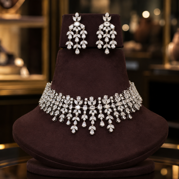 American Diamond Choker Set Manufacturer Mumbai India