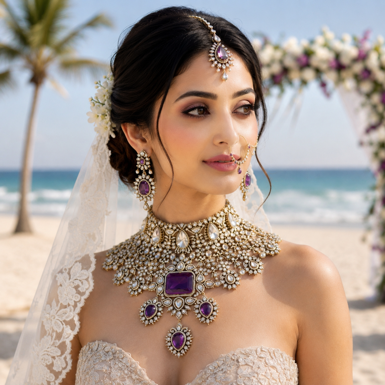 Celebrity Inspired Wedding Choker Set Exporter India