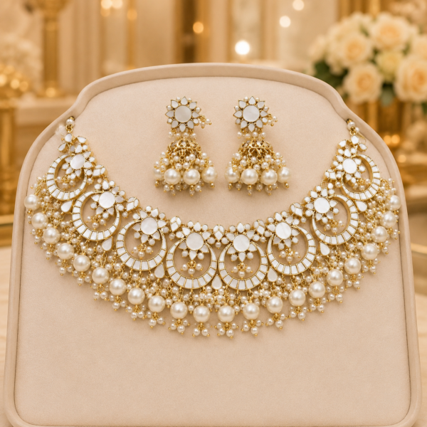 MOP Mother of Pearl Necklace Set Manufacturer India