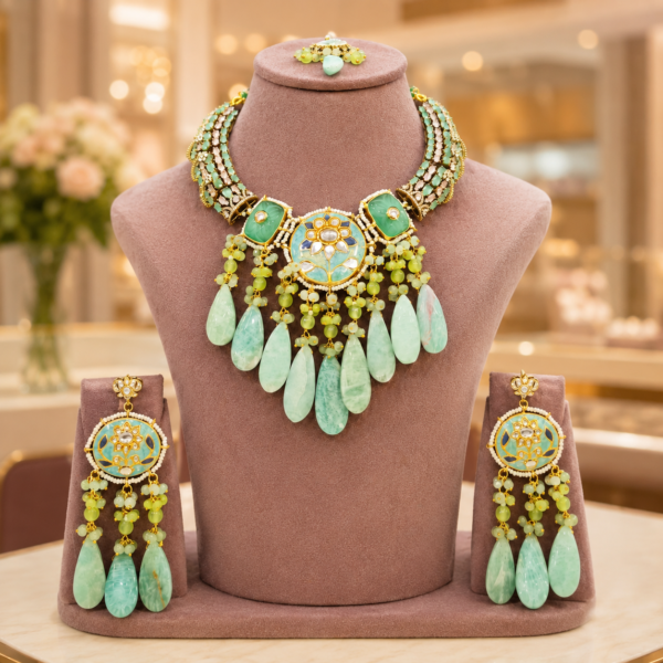 Meenakari Fashion Necklace Set Exporter India