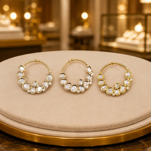Moissanite Wedding Nose Ring Manufacturer India
