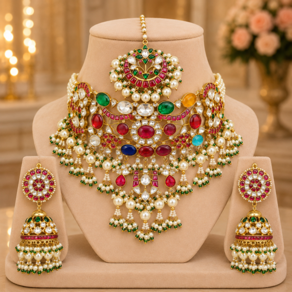 Panchi Kundan Traditional Necklace Set Manufacturer India