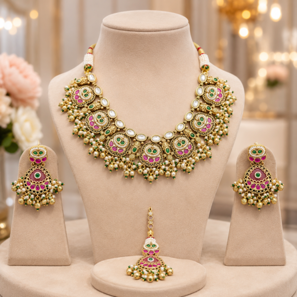 Rajwadi Traditional Necklace Set Manufacturer India EON
