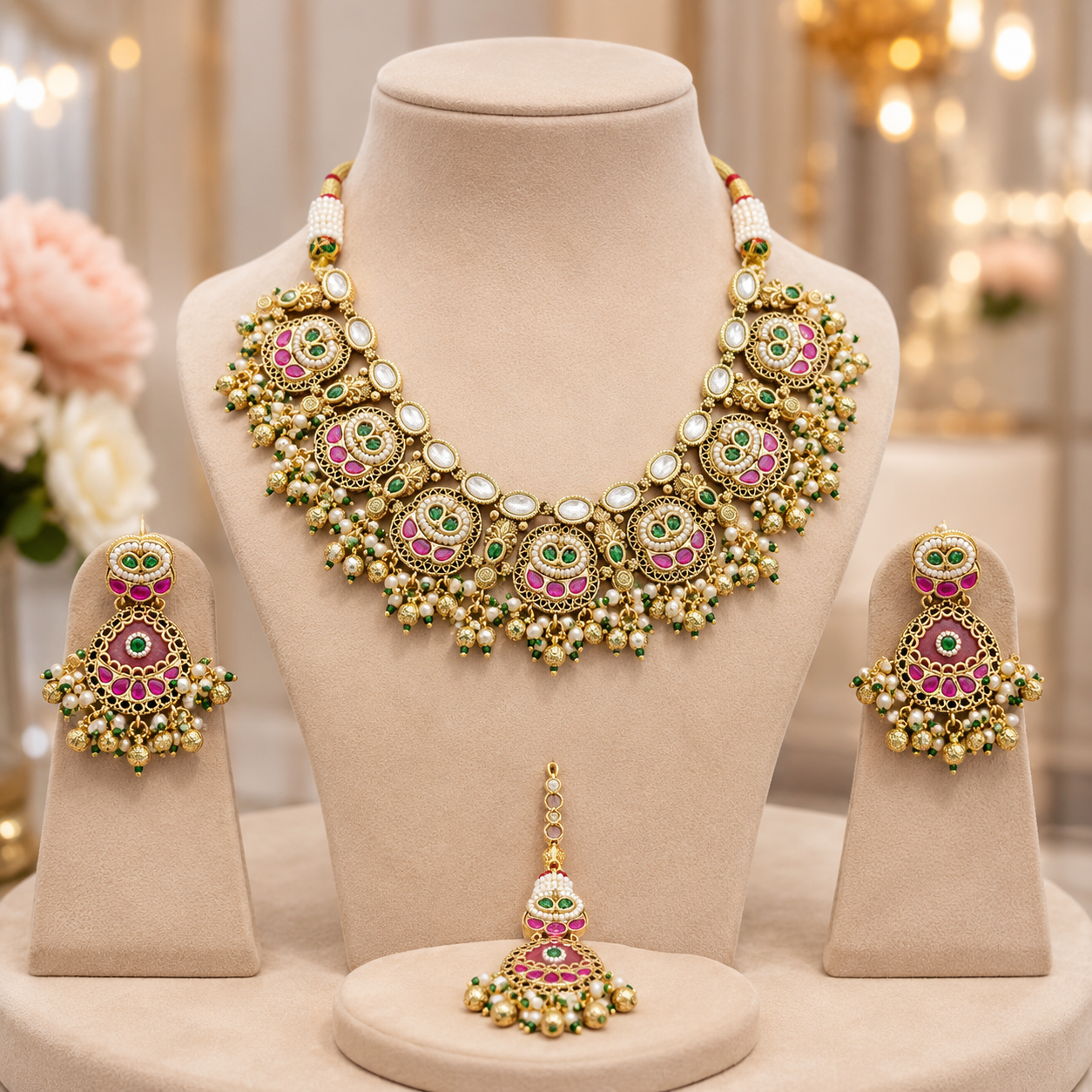 Rajwadi Traditional Necklace Set Manufacturer India EON