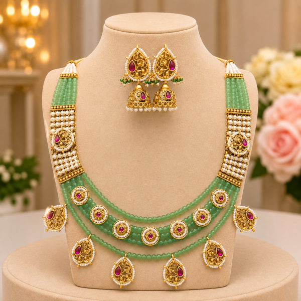 Rajwadi Trendy Necklace Set Manufacturer Exporter India