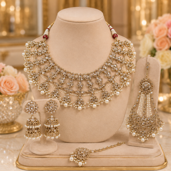 Designer Kundan Bridal Set Manufacturer India