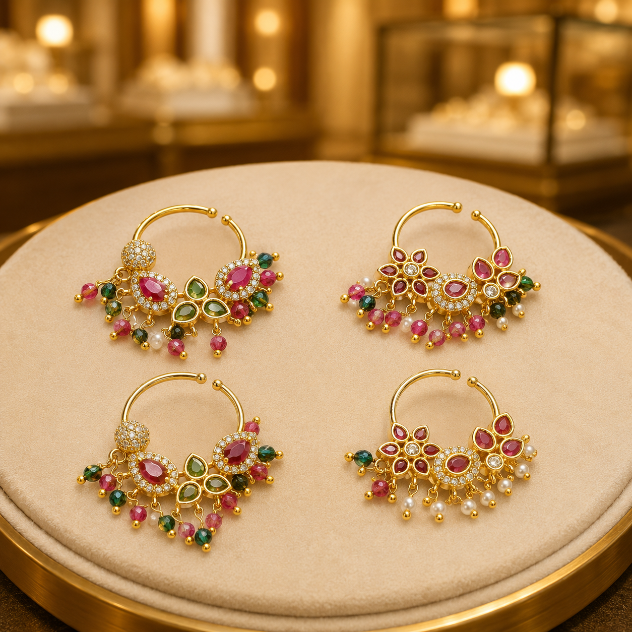 Wedding Heritage Nose Ring Nath Wholesaler in India